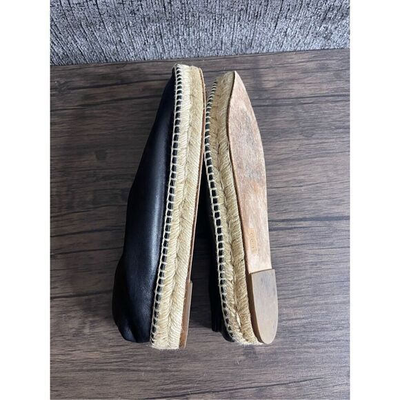 Celine Babouche Nappa Black Soft Leather Pointed Tow Espadrille size 36 - Picture 9 of 16
